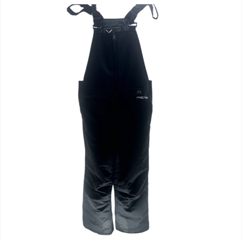 Arctix Kids Black Ski Snow Pants Bib Overalls Size Large